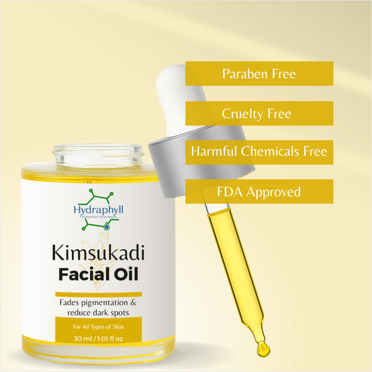Hydraphyll™ Kimsukadi Facial Oil – Ayurvedic Elixir for Radiance, Pigmentation & Dark Spot Reduction (30ml)
