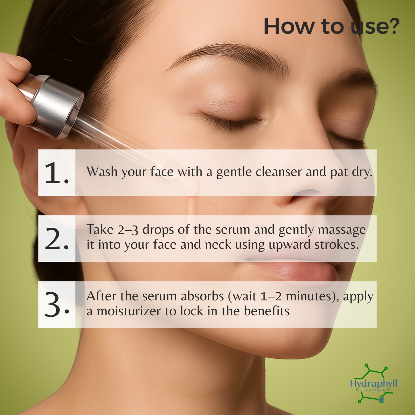 Hydraphyll™ PM Serum – Anti-Ageing, Dark Spot & Fine Line Repair with Olive Oil & Vitamin E (30ml)