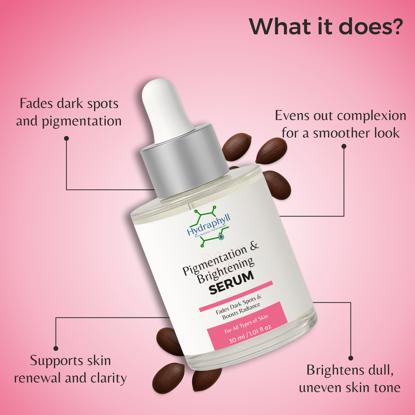 Hydraphyll™ Pigmentation & Brightening Serum – Fades Dark Spots & Boosts Radiance (30ml)