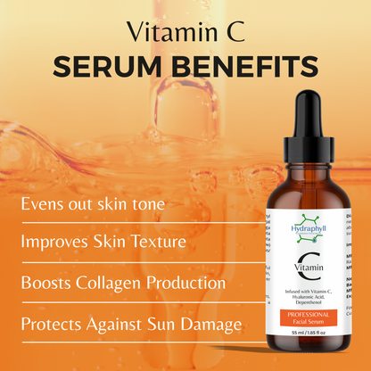 Hydraphyll™ Vitamin C Face Serum – Brightening, Hydrating & Anti-Aging Skincare