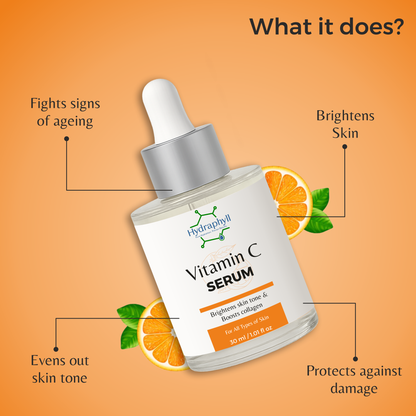 Hydraphyll™ Vitamin C Serum – Brightens Skin Tone & Boosts Collagen (30ml / 1.01 fl oz)