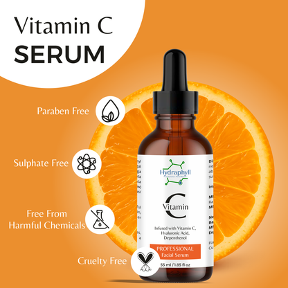Hydraphyll™ Vitamin C Face Serum – Brightening, Hydrating & Anti-Aging Skincare