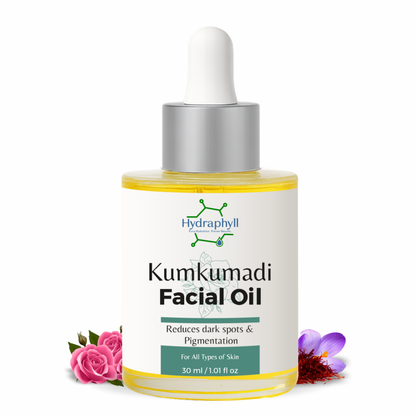 Hydraphyll™ Kumkumadi Facial Oil – Ayurvedic Elixir for Radiant, Even-Toned Skin (30ml)