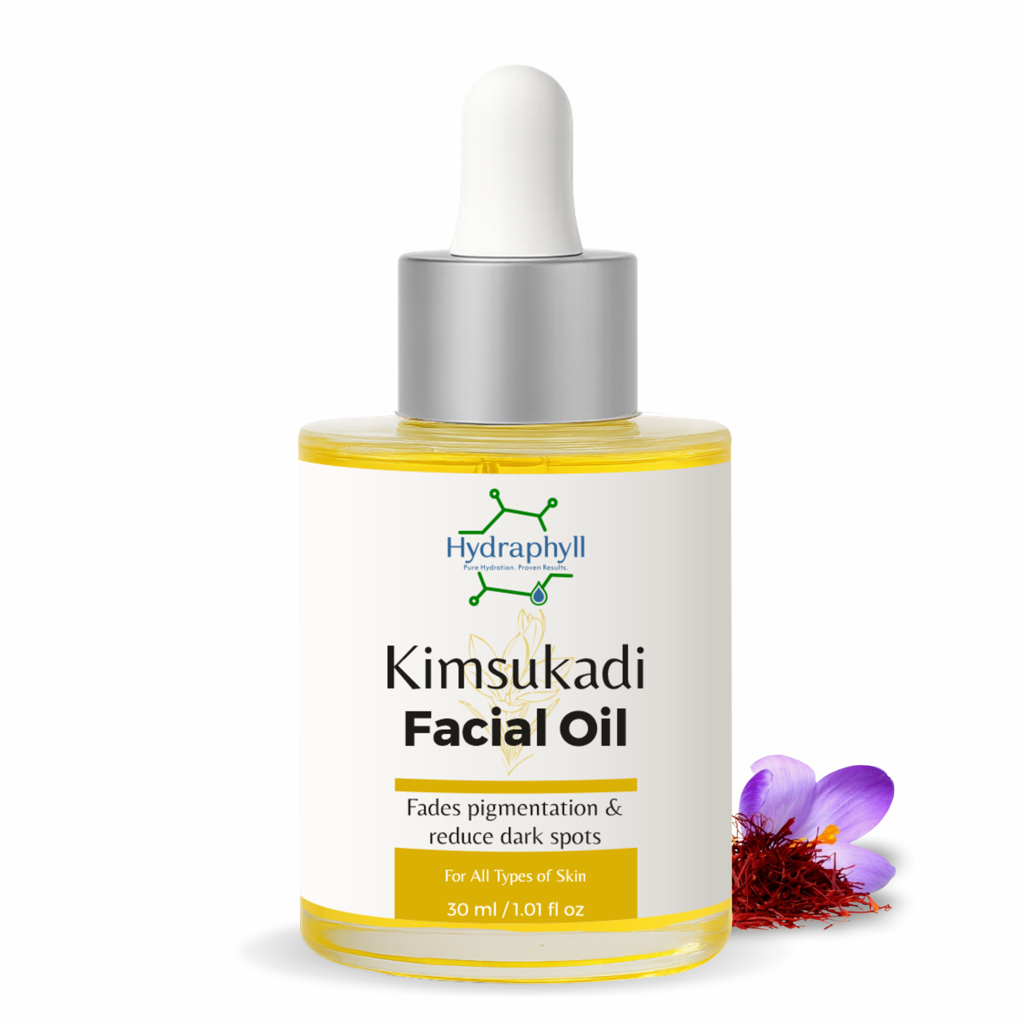 Hydraphyll™ Kimsukadi Facial Oil – Ayurvedic Elixir for Radiance, Pigmentation & Dark Spot Reduction (30ml)