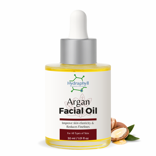 Hydraphyll™ Argan Facial Oil – 100% Pure, Deep Hydration & Skin Rejuvenation (30ml)