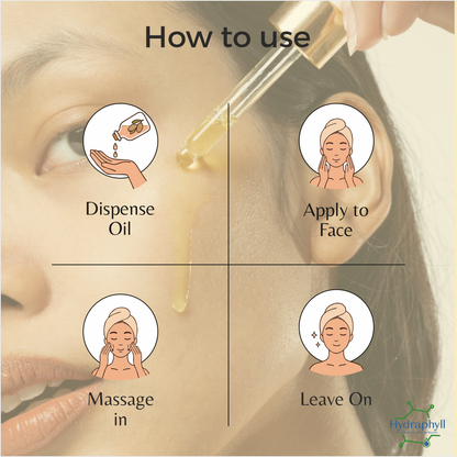 Hydraphyll™ Kimsukadi Facial Oil – Ayurvedic Elixir for Radiance, Pigmentation & Dark Spot Reduction (30ml)