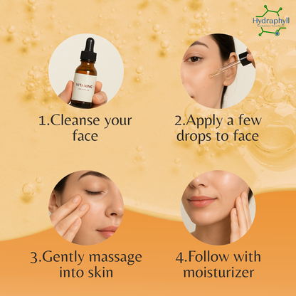 Hydraphyll™ Vitamin C Face Serum – Brightening, Hydrating & Anti-Aging Skincare