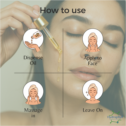 Hydraphyll™ Kumkumadi Facial Oil – Ayurvedic Elixir for Radiant, Even-Toned Skin (30ml)